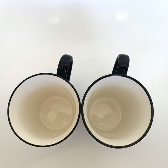 Lot of Two Hipster Coffee Tea Mugs Mouse Bear Signature Housewares Stoneware - Picture 6 of 7